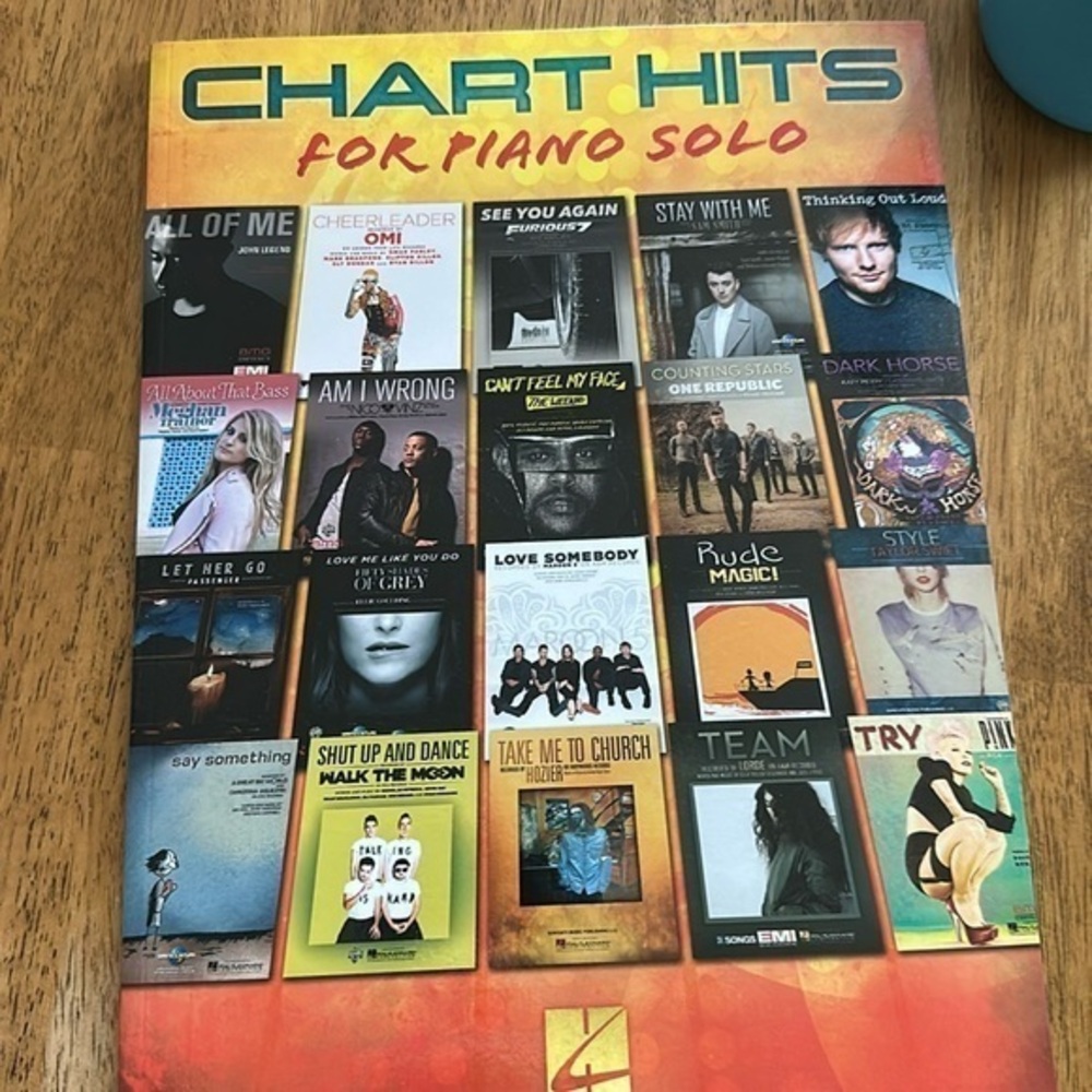 Chart Hits For Piano Solo